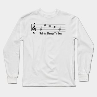 Snowflake Serenade (Dashing Through The Snow) Long Sleeve T-Shirt